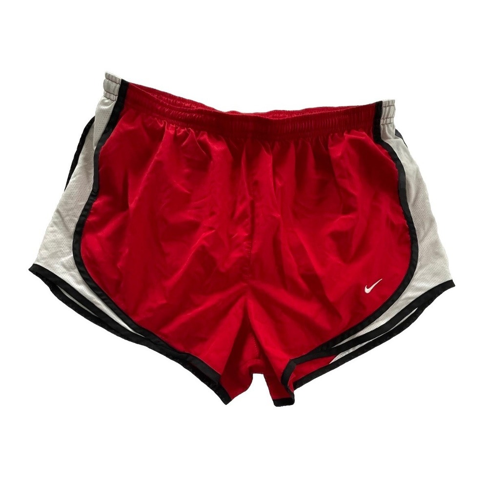 Nike Dri Fit Shorts Womens Medium Red Running Workout Shorts
